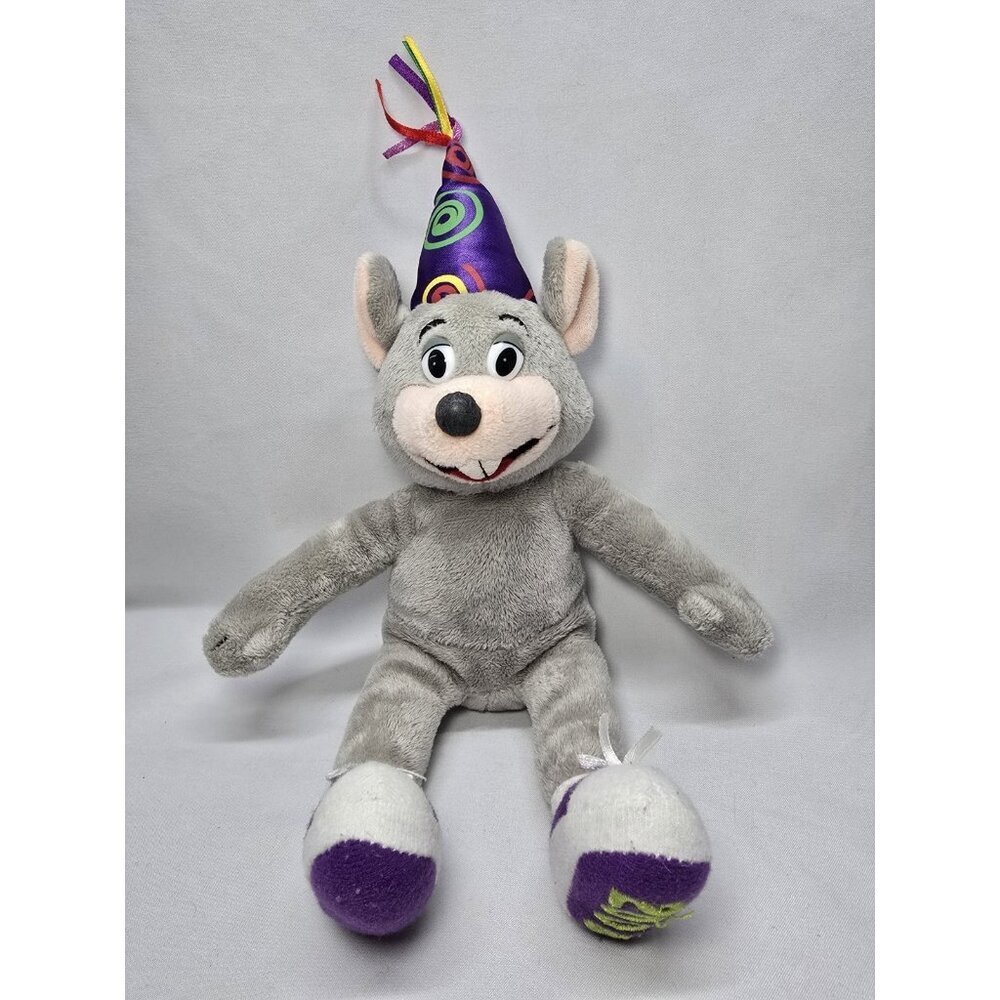 Chuck E Cheese Birthday Memories Plush Doll Stuffed Animal 2008- READ INFO
